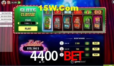 4400 Bet - User Statistics